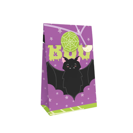 Halloween-godispåsar, lila, Boo, 10 st