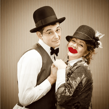 Photobooth Lippen Rood 6st van Partydeco koop je bij Partywinkel