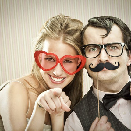 Photobooth Snorren 6st van Partydeco koop je bij Partywinkel