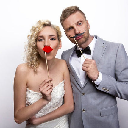 Photobooth Snorren 6st van Partydeco koop je bij Partywinkel