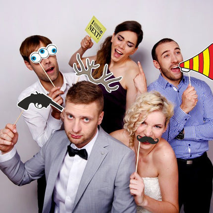 Photobooth Snorren 6st van Partydeco koop je bij Partywinkel