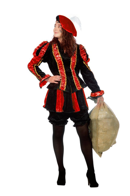 Pietenpak Dames Rood van Wilbers & Wilbers koop je bij Partywinkel