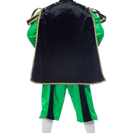 Pietenpak Groen Fluweel van Wilbers & Wilbers koop je bij Partywinkel