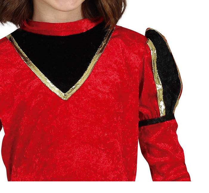 Pietenpak Jurk Kind Rood/Goud van Fiestas Guirca koop je bij Partywinkel