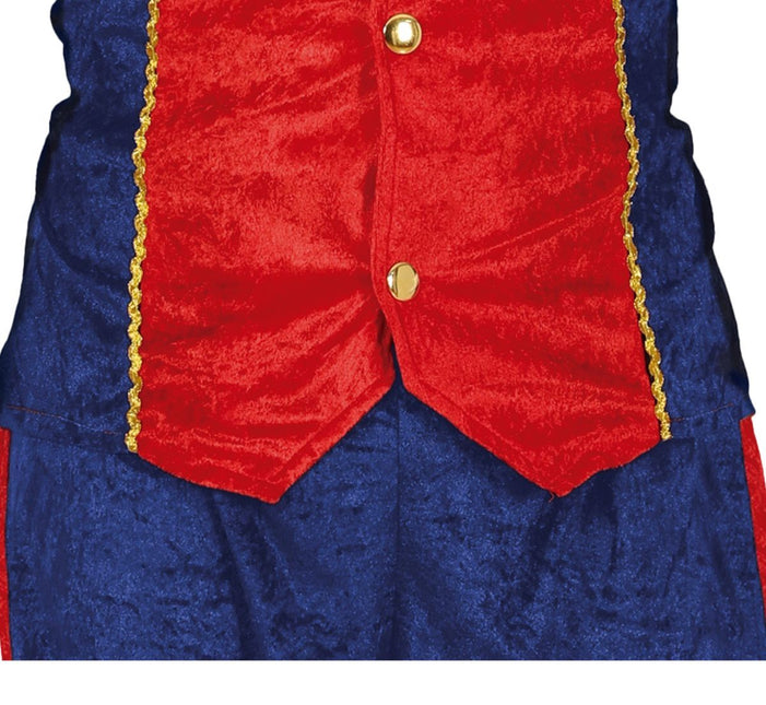 Pietenpak Rood/Blauw van Fiestas Guirca koop je bij Partywinkel