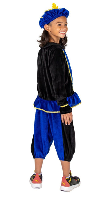 Pietenpakje Kind Blauw/Zwart van Folat koop je bij Partywinkel