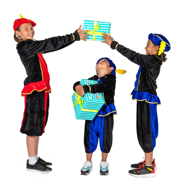 Pietenpakje Kind Rood/Zwart van Folat koop je bij Partywinkel
