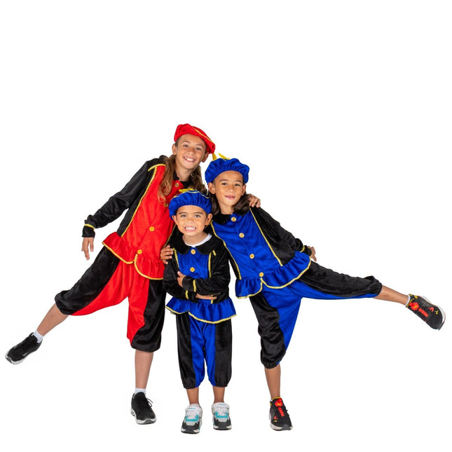 Pietenpakje Kind Rood/Zwart van Folat koop je bij Partywinkel