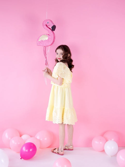 Pinata Flamingo Deluxe 55cm van Partydeco koop je bij Partywinkel