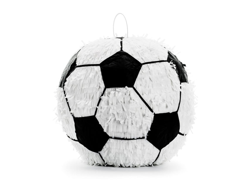 Pinata Voetbal 35cm van Partydeco koop je bij Partywinkel