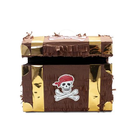 Piratskattkista med piñata