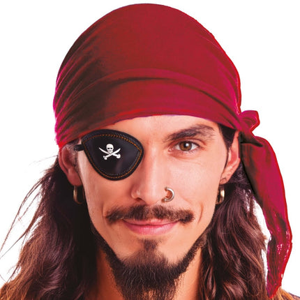 Piraat Hoofdband Bordeaux Rood van Fiestas Guirca koop je bij Partywinkel