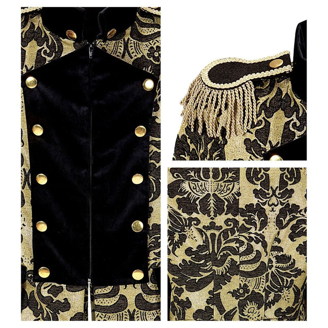 Piraat Jas Goud Zwart van Widmann koop je bij Partywinkel