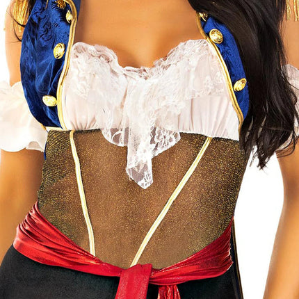 Piraat Jumpsuit Dames Leg Avenue van Leg Avenue koop je bij Partywinkel