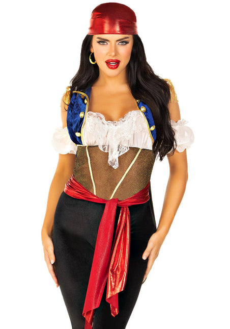 Piraat Jumpsuit Dames Leg Avenue van Leg Avenue koop je bij Partywinkel