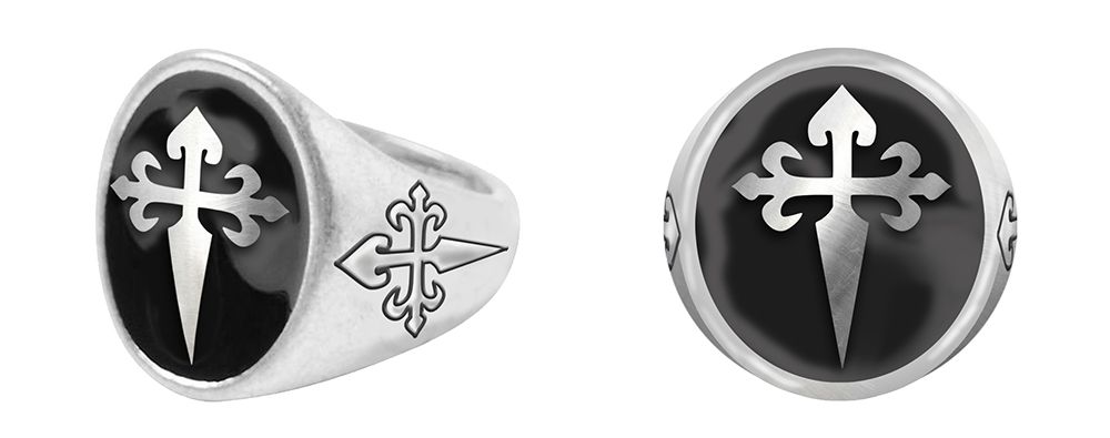 Piraat Ring Kruis van Fiestas Guirca koop je bij Partywinkel