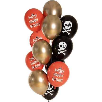 Piraten Ballonnen 33cm 12st van Folat koop je bij Partywinkel