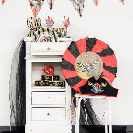 Piraten Uitdeelzakjes 23cm 8st van Folat koop je bij Partywinkel