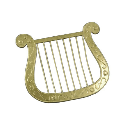 Gouden Harp Verkleedaccessoire 27,6cm