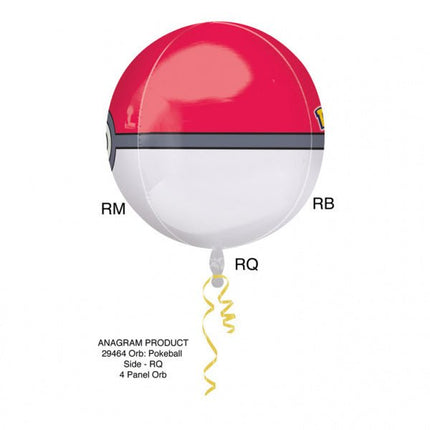 Pokemon Helium Ballon Pokeball 40cm leeg van Anagram koop je bij Partywinkel