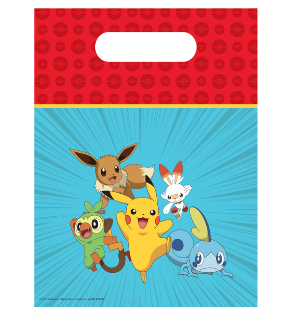 Pokemon Uitdeelzakjes 6st van Procos koop je bij Partywinkel