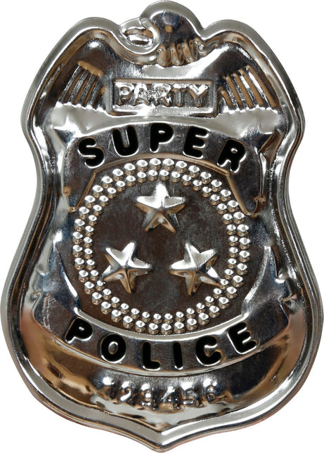 Politie Badge 7cm van Fiestas Guirca koop je bij Partywinkel