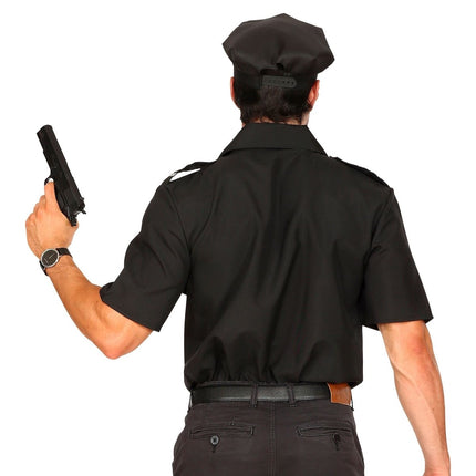 Politie Blouse Zwart Heren van Widmann koop je bij Partywinkel