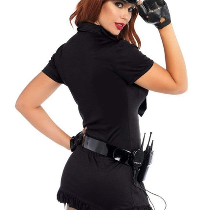 Politie Jurk Zwart Dames Dirty Cop Leg Avenue van Leg Avenue koop je bij Partywinkel