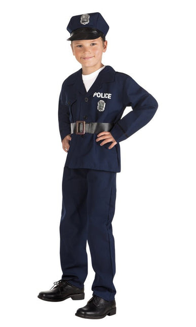 Politiepak Kind Blauw van Boland koop je bij Partywinkel