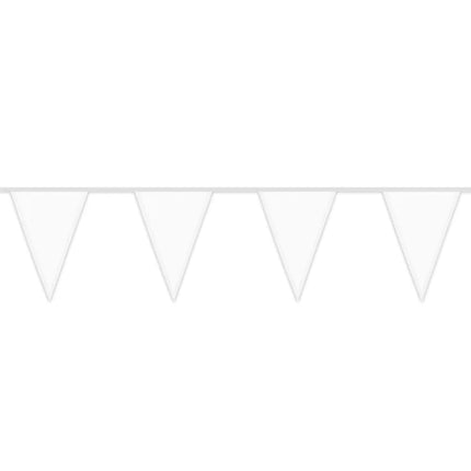 Polyester vlaggenlijn wit (26 x 18 cm)(6 m) van Boland koop je bij Partywinkel