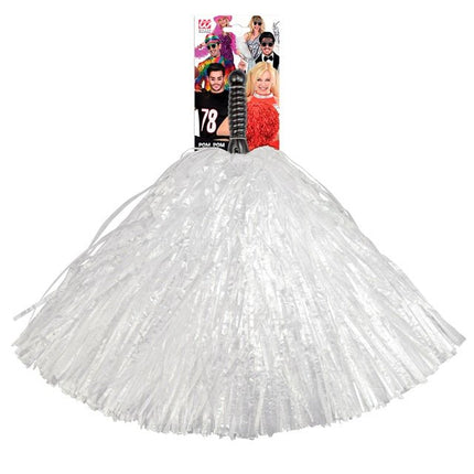Pom Pom Wit 1 stuk van Widmann koop je bij Partywinkel