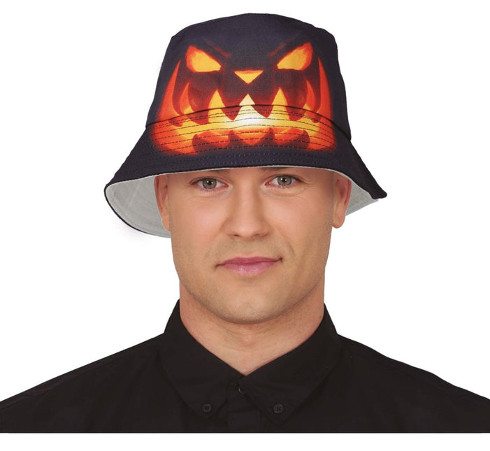 Pompoen Bucket Hat Horror van Fiestas Guirca koop je bij Partywinkel