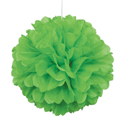Pompon Lime Groen 40cm van Unique koop je bij Partywinkel