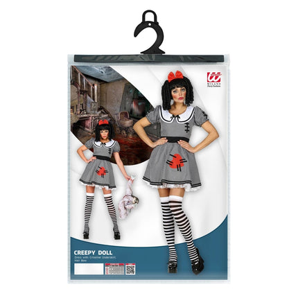 Pop Kostuum Wit Zwart Dames van Widmann koop je bij Partywinkel