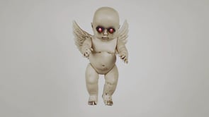 Halloween Docka Baby Ängel