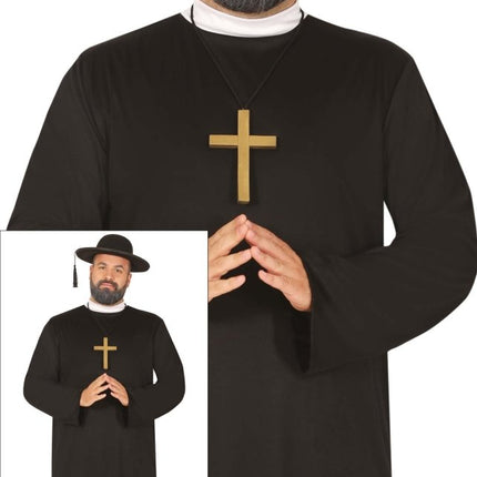 Priester Kostuum Zwart Heren Priester van Fiestas Guirca koop je bij Partywinkel