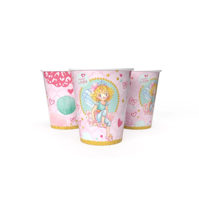 Prinses Lillifee Bekers 250ml 8st van VDV Benefit koop je bij Partywinkel