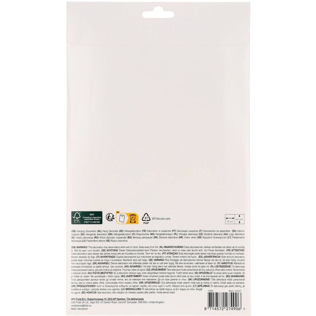 Prinsessen Hangdecoratie 6st van Folat koop je bij Partywinkel