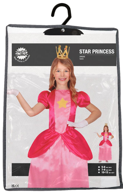 Prinsessen Jurk Meisje Prinses Peach van Fiestas Guirca koop je bij Partywinkel
