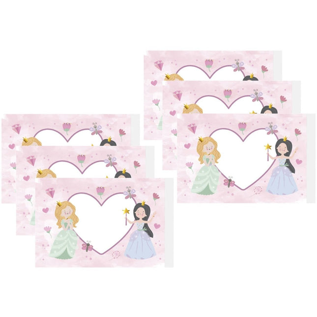 Prinsessen Stickers Bellenblaas 6st van Folat koop je bij Partywinkel