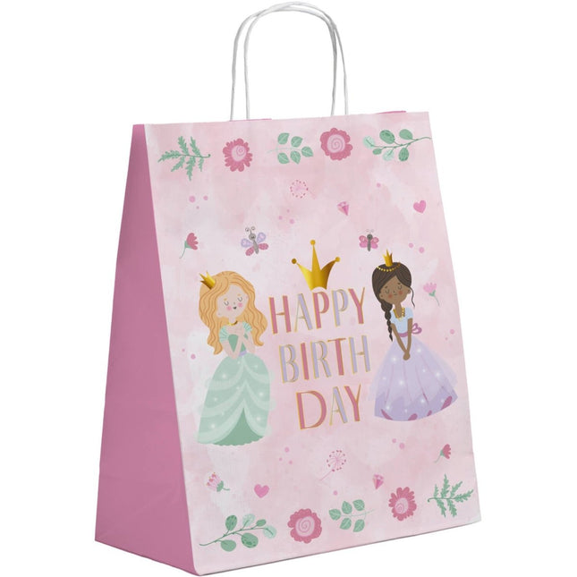 Prinsessen Uitdeeltasjes 27cm 6st van Folat koop je bij Partywinkel