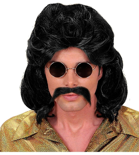 Pruik 70'S Zwart van Widmann koop je bij Partywinkel