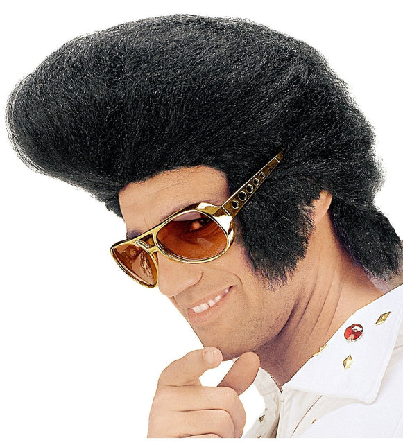 Pruik Elvis Zwart van Widmann koop je bij Partywinkel