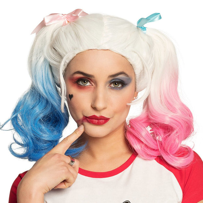 Pruik Harley Quinn van Boland koop je bij Partywinkel