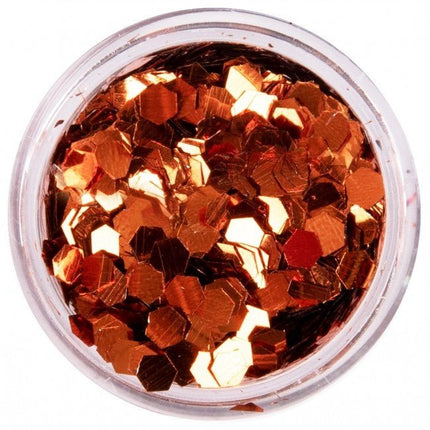 PXP Chunky Glitter Copper Orange 2,5gr van PXP Professional Colours koop je bij Partywinkel