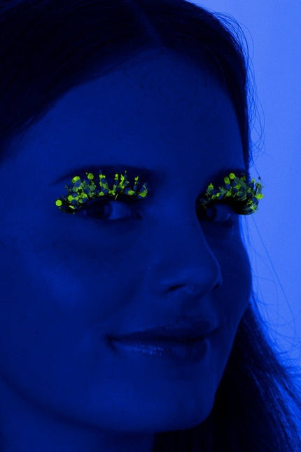 PXP Nep Wimpers Glitter UV Blauw Calypso van PXP Professional Colours koop je bij Partywinkel