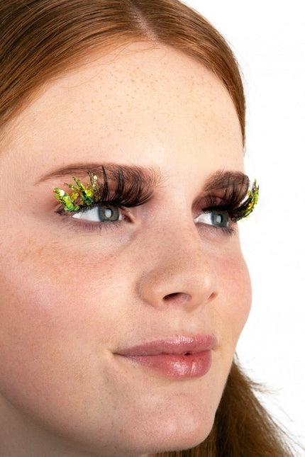PXP Nep Wimpers Glitter UV Groen Barranquilla van PXP Professional Colours koop je bij Partywinkel