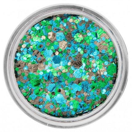PXP Pressed Chunky Glitter Creme Costa Verde 10ml van PXP Professional Colours koop je bij Partywinkel