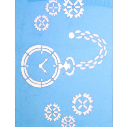 PXP Schmink Sjabloon Face Paint steampunk klok van PXP Professional Colours koop je bij Partywinkel