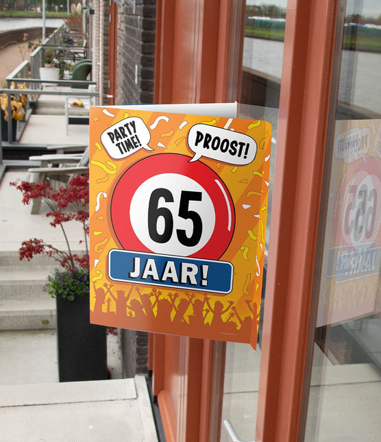 Raambord 65 jaar 60cm van Paper Dreams koop je bij Partywinkel